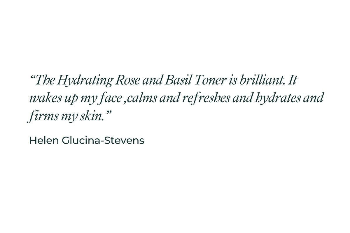 Hydrating Toner with Rose and Basil