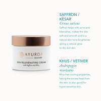 Skin Rejuvenating Cream with Saffron and Khus