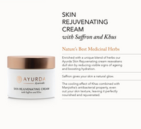 Skin Rejuvenating Cream with Saffron and Khus