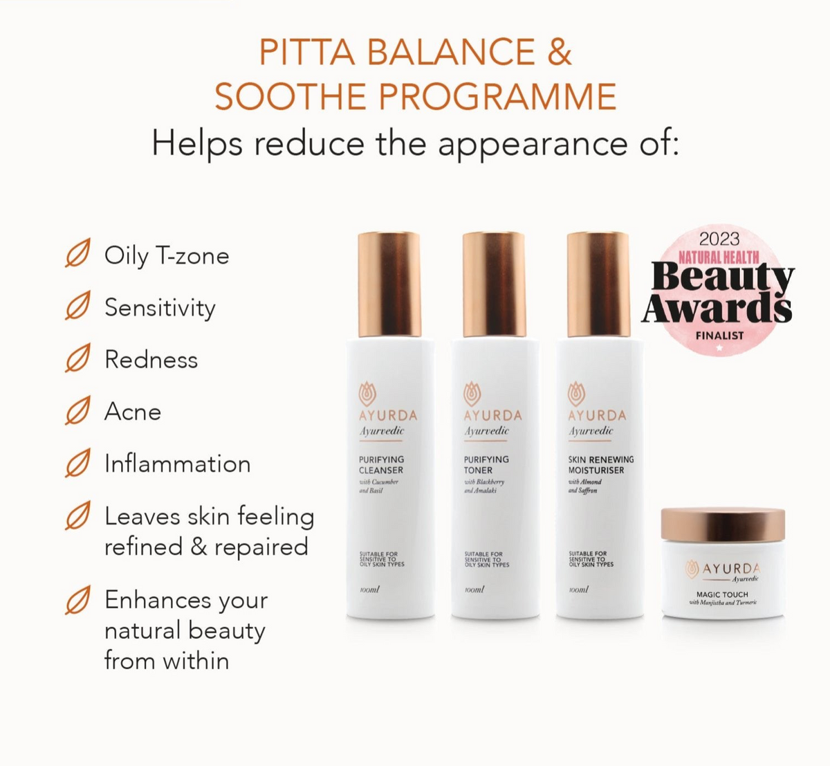 Pitta Balance & Soothe Programme