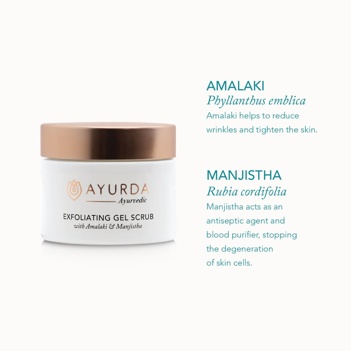 Exfoliating Gel Scrub with Amalaki and Manjistha