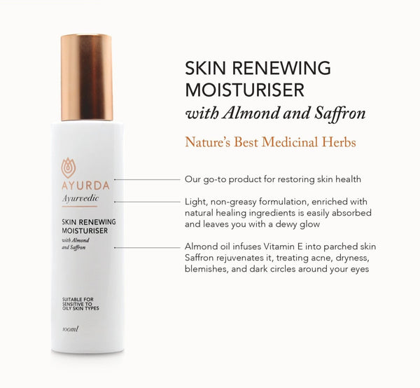 Skin Renewing Moisturiser with Almond and Saffron