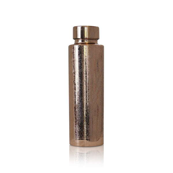 Copper Water Bottle - Patterned