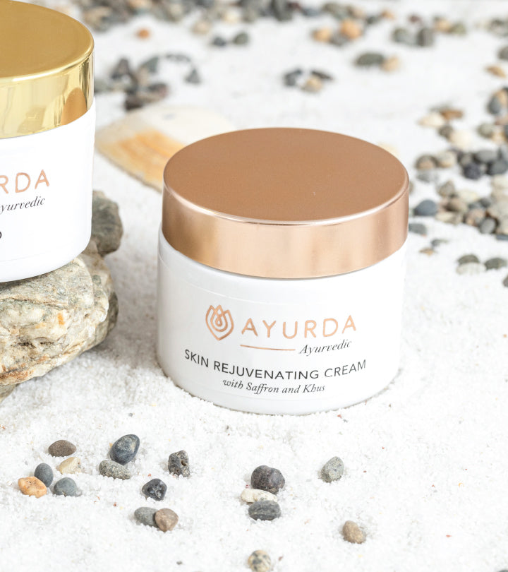 Skin Rejuvenating Cream with Saffron and Khus