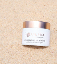 Invigorating Face Scrub with Kashmiri Walnut and Saffron