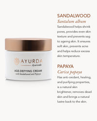 Age-Defying Cream with Sandalwood and Papaya