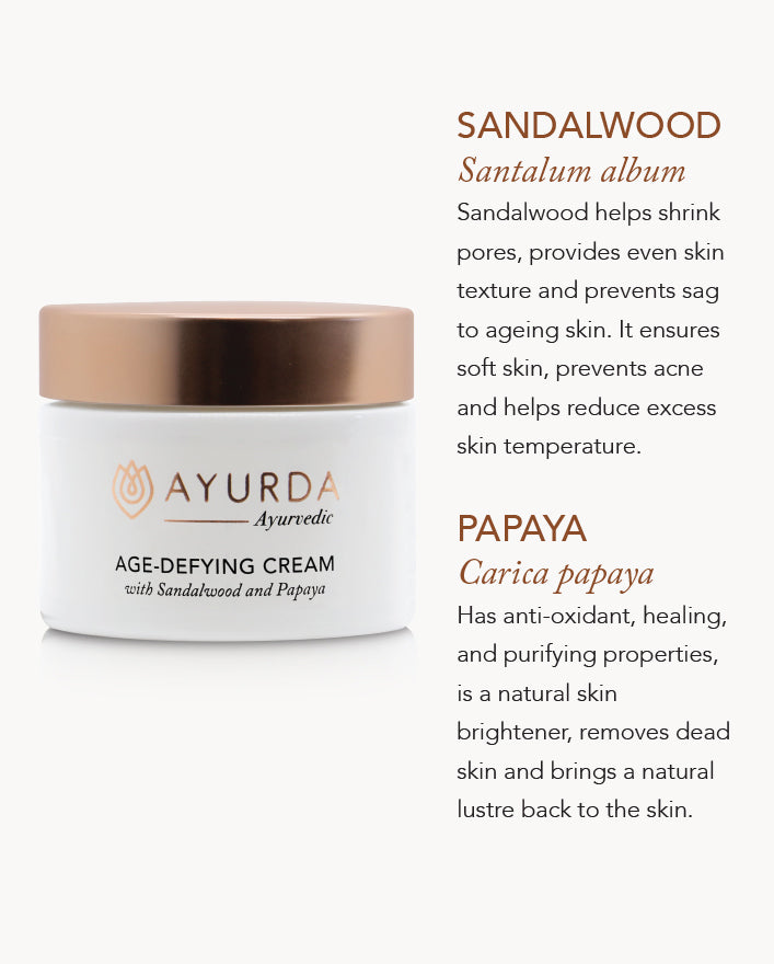 Age-Defying Cream with Sandalwood and Papaya