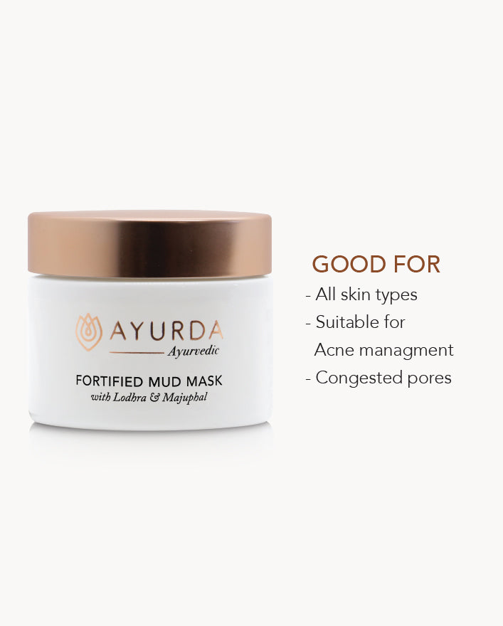 Fortified Mud Mask with Lodhra and Majuphal