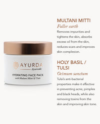 Hydrating Face Pack with Multani Mitti & Tulsi