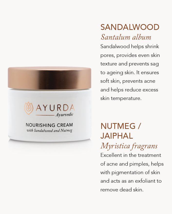 Nourishing Cream with Sandalwood and Nutmeg