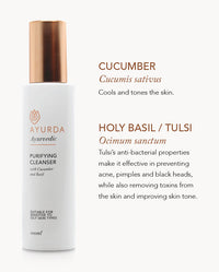 Purifying Cleanser with Cucumber and Basil