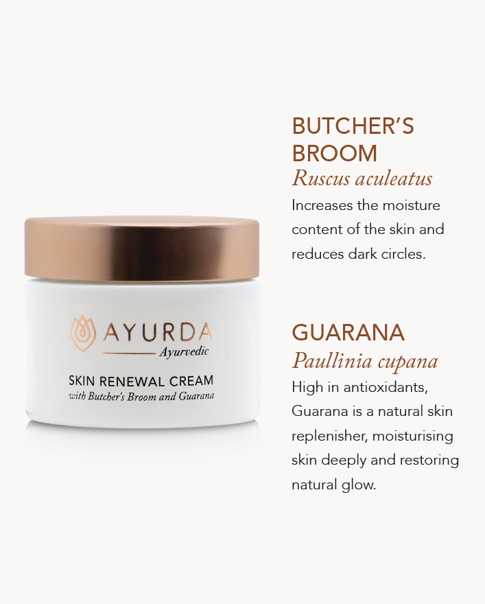 Skin Renewal Cream with Butcher's Broom and Guarana