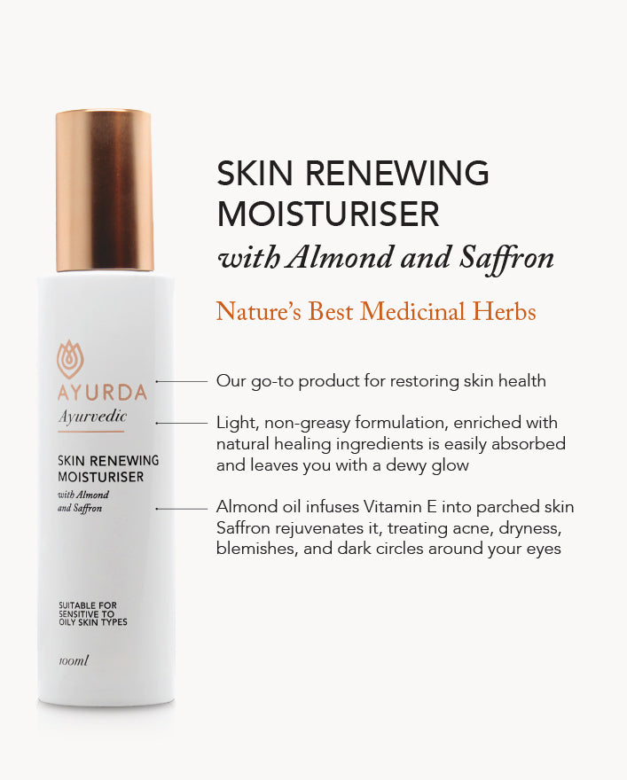 Skin Renewing Moisturiser with Almond and Saffron