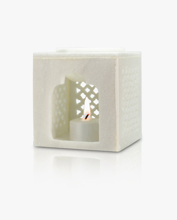 Marble Jali Oil Burner